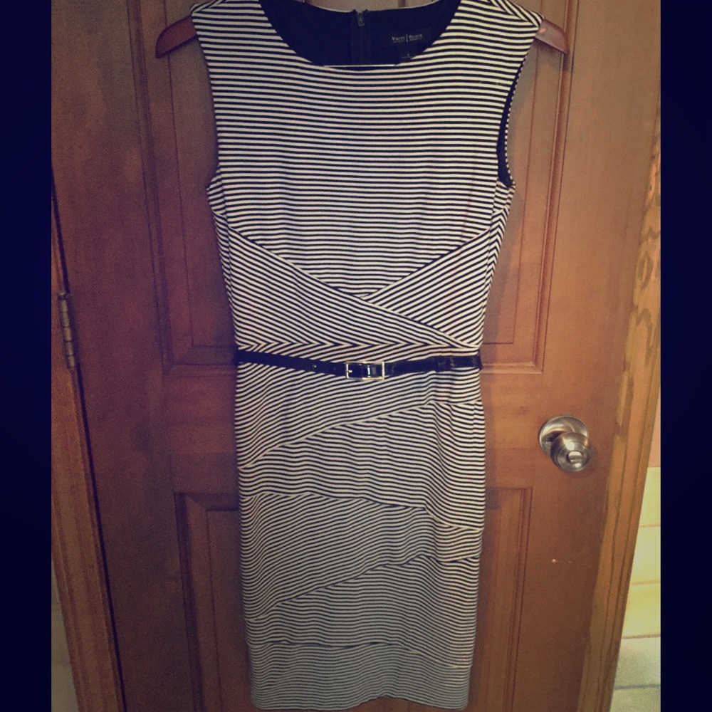 White House Black Market Striped Dress